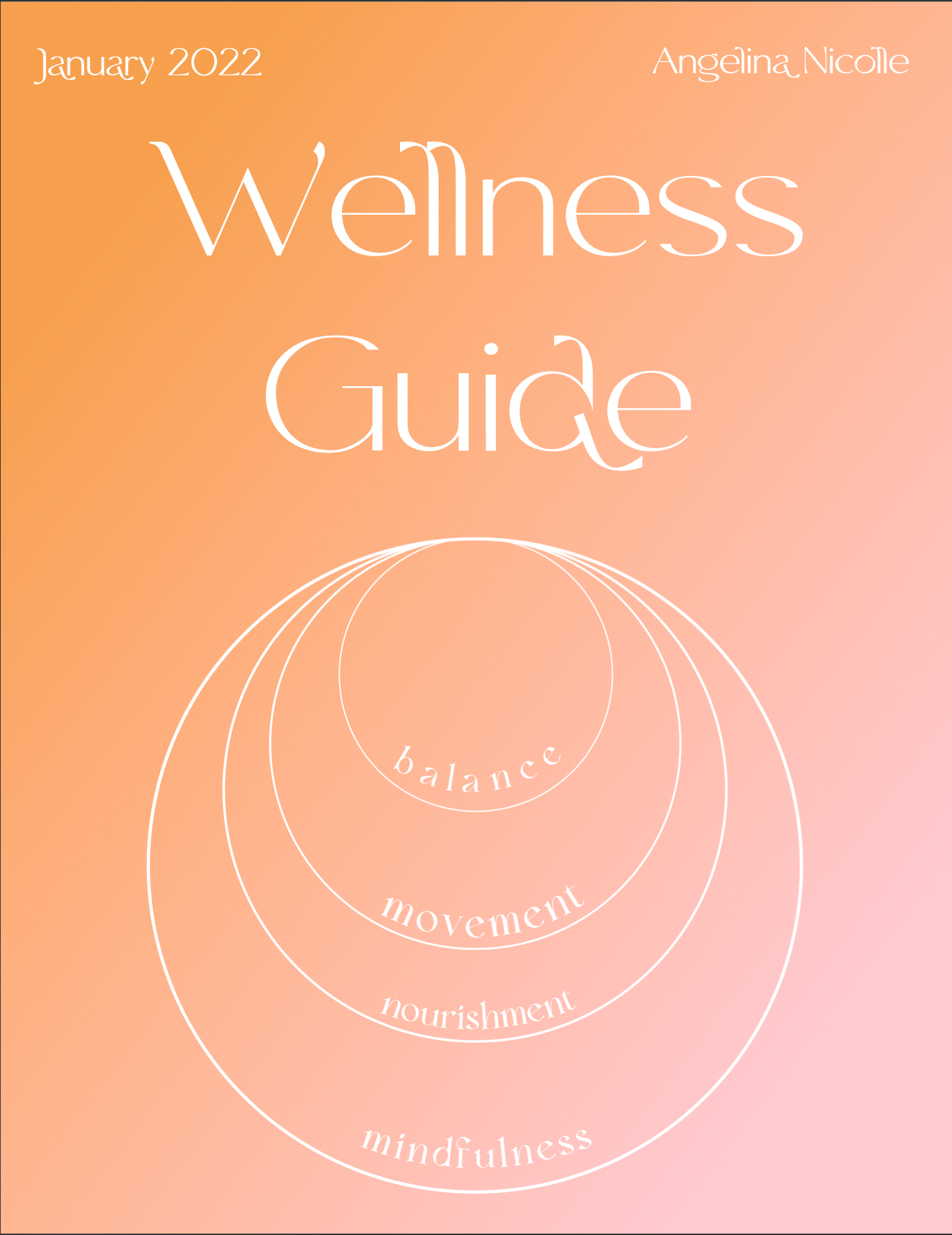 Monthly Wellness Guide - subscription